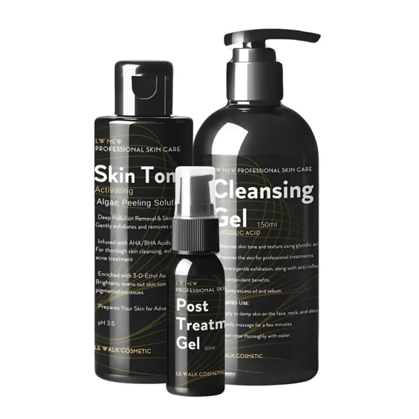 Le Walk Professional Gel Kit – Essential Cleansing, Toning, and Hydration for Optimal Skin Health!