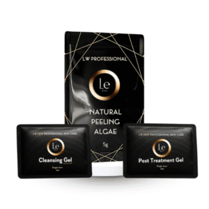 Single-Dose Face and Body Peel – 3-Step Exfoliation Kit with Natural Algae | Skin Renewal in 7 Days | Includes Cleansing Gel and Post-Treatment Gel